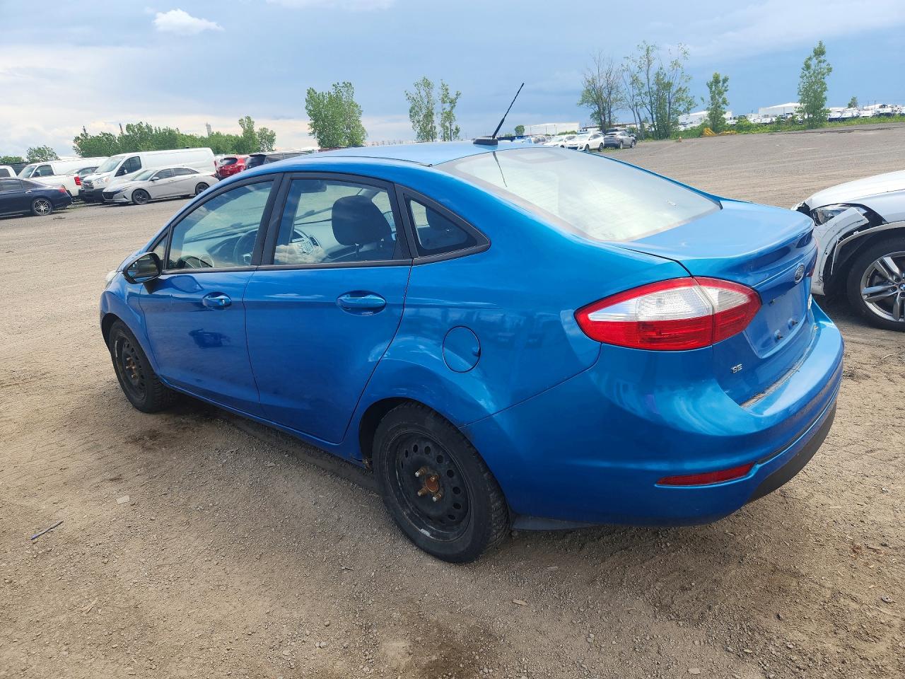 2014 Ford Fiesta Se Blue vin: 3FADP4BJ3EM129645