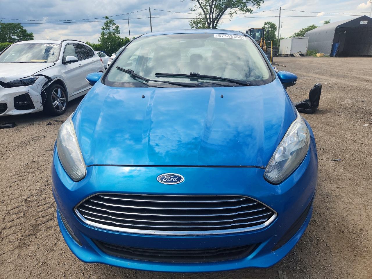 2014 Ford Fiesta Se Blue vin: 3FADP4BJ3EM129645