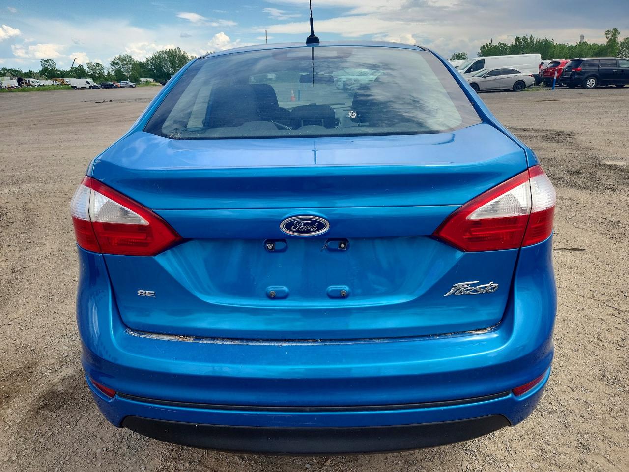 2014 Ford Fiesta Se Blue vin: 3FADP4BJ3EM129645