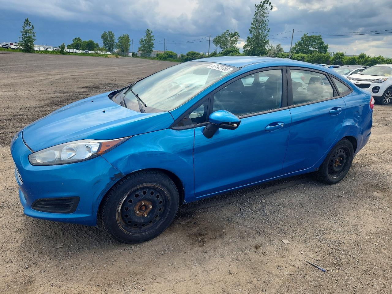 2014 Ford Fiesta Se Blue vin: 3FADP4BJ3EM129645