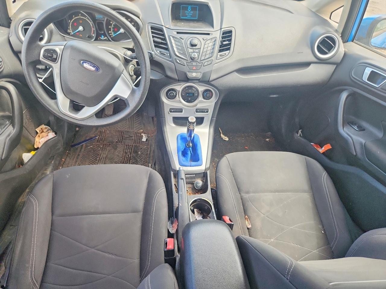 2014 Ford Fiesta Se Blue vin: 3FADP4BJ3EM129645