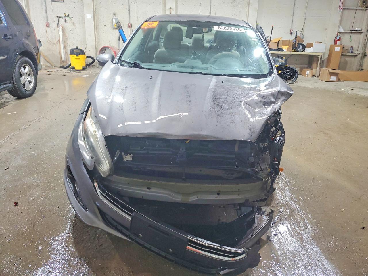 2014 Ford Fiesta Se Gray vin: 3FADP4BJ3EM130956
