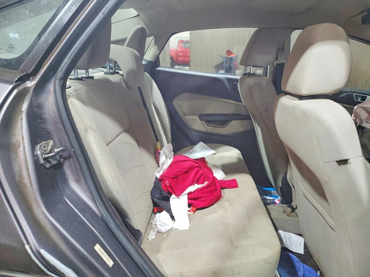 2014 Ford Fiesta Se Gray vin: 3FADP4BJ3EM130956