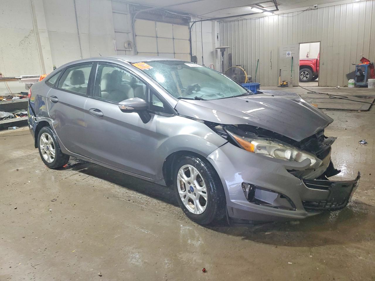 2014 Ford Fiesta Se Gray vin: 3FADP4BJ3EM130956