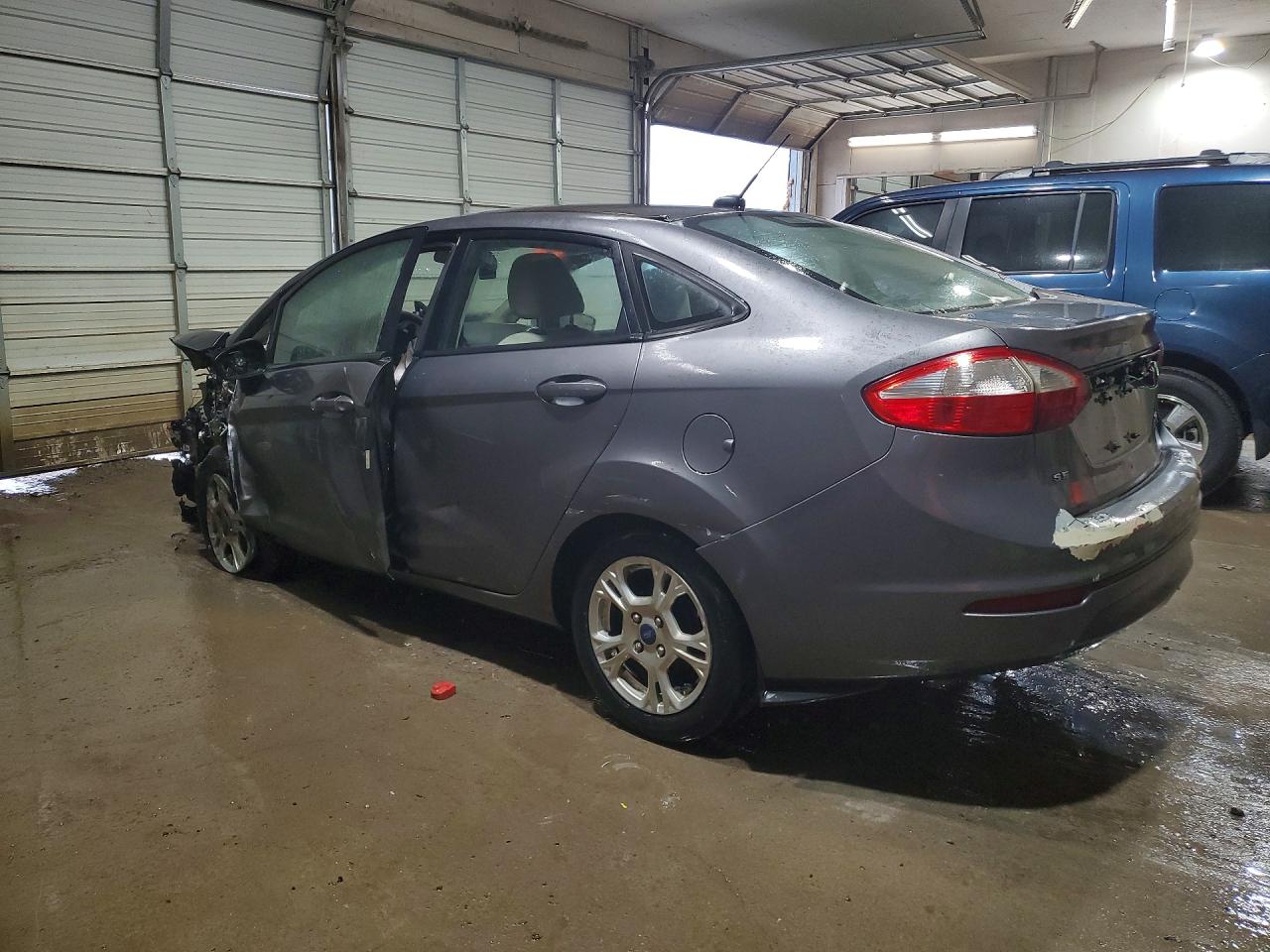 2014 Ford Fiesta Se Gray vin: 3FADP4BJ3EM130956