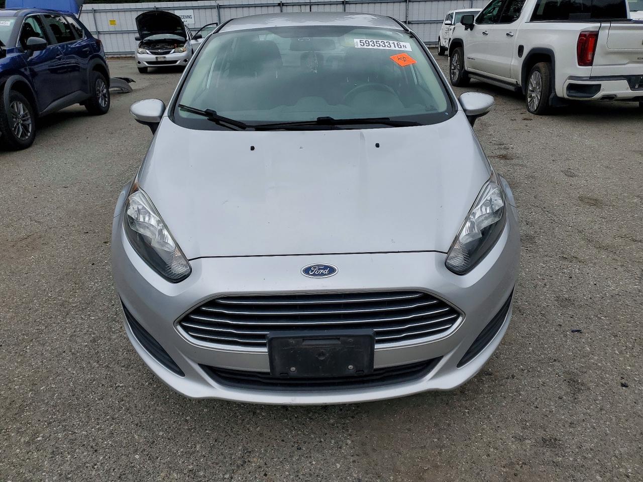 2014 Ford Fiesta Se Silver vin: 3FADP4BJ3EM133842