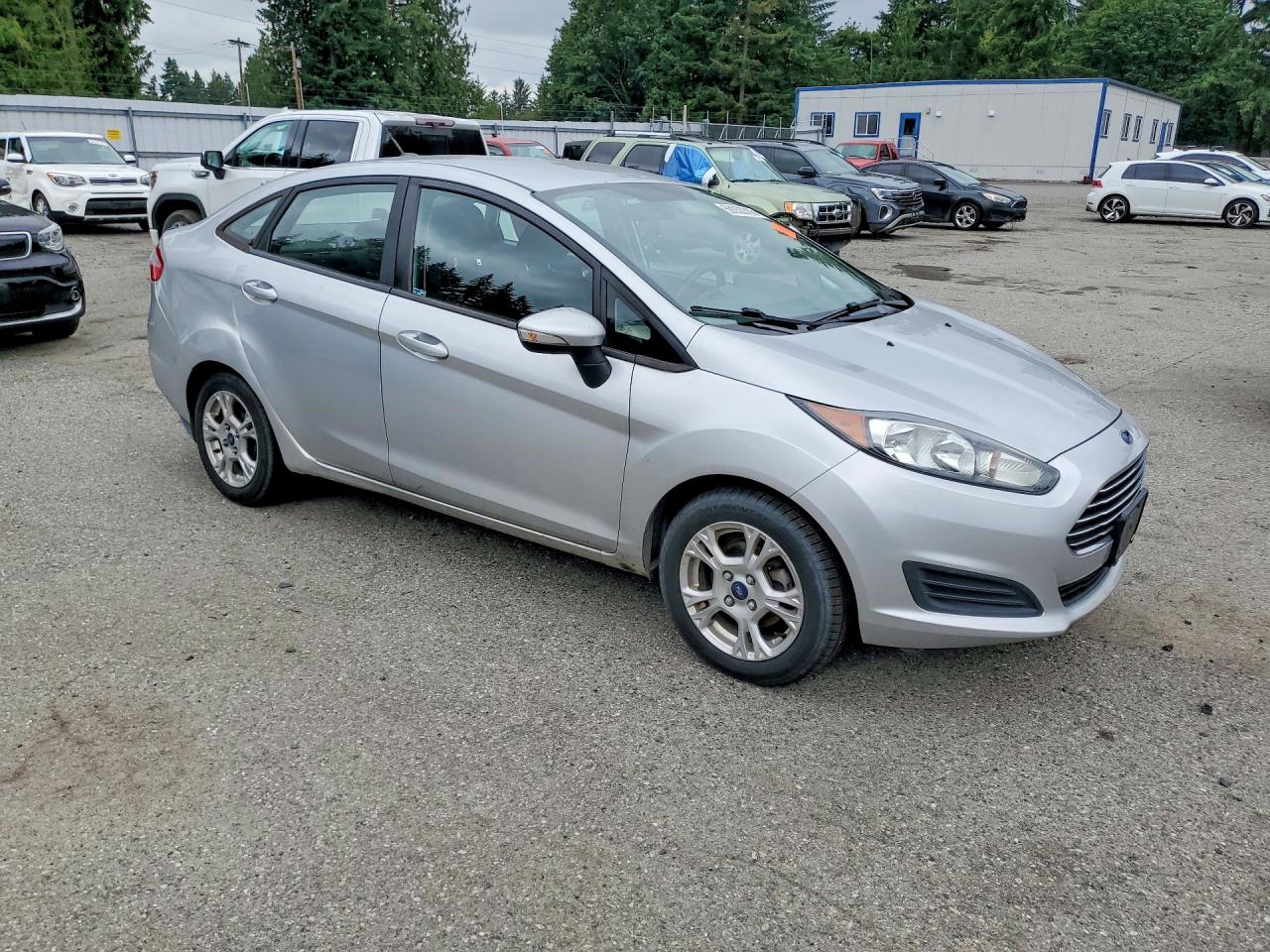 2014 Ford Fiesta Se Silver vin: 3FADP4BJ3EM133842