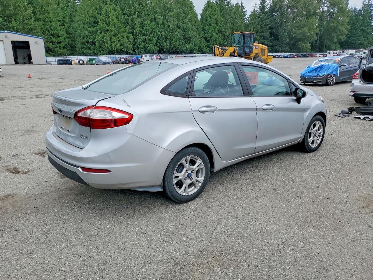 2014 Ford Fiesta Se Silver vin: 3FADP4BJ3EM133842