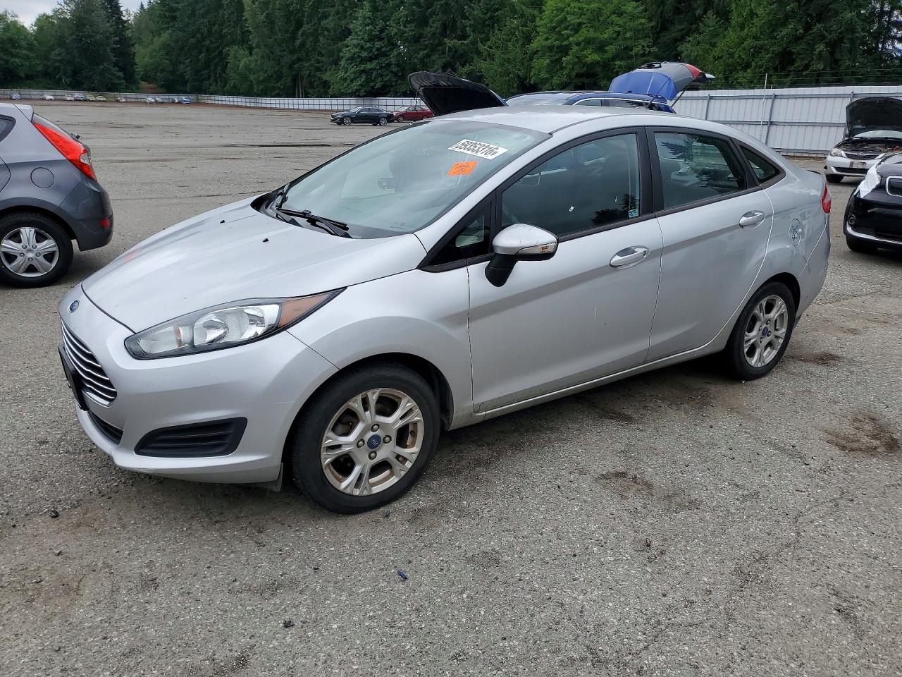 2014 Ford Fiesta Se Silver vin: 3FADP4BJ3EM133842