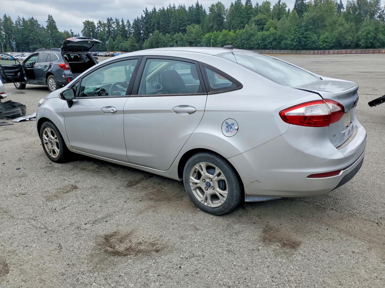 2014 Ford Fiesta Se Silver vin: 3FADP4BJ3EM133842