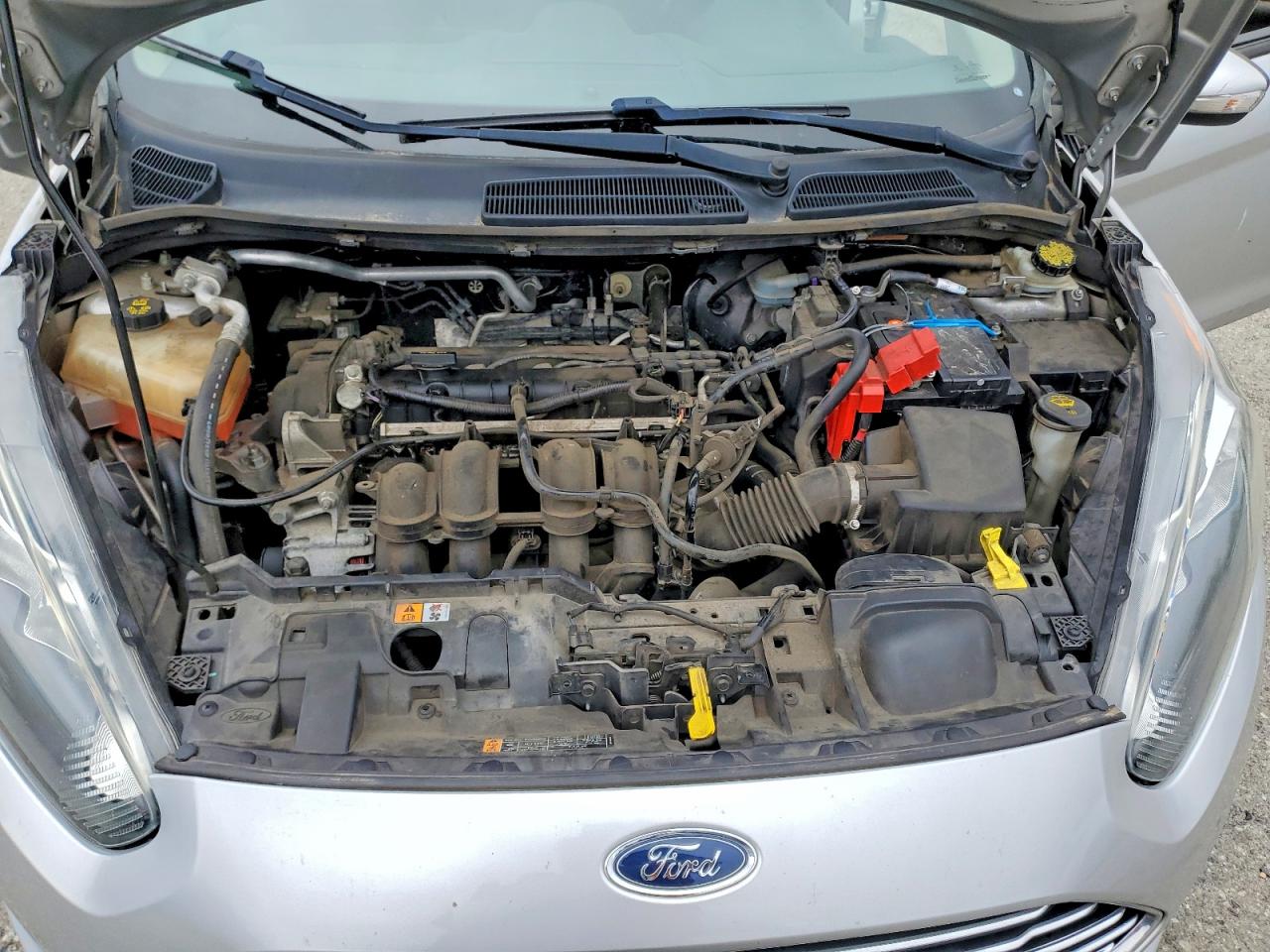 2014 Ford Fiesta Se Silver vin: 3FADP4BJ3EM133842