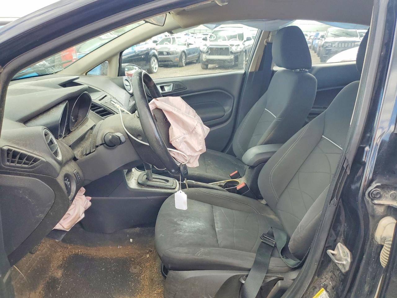 2014 Ford Fiesta Se Black vin: 3FADP4BJ3EM186377