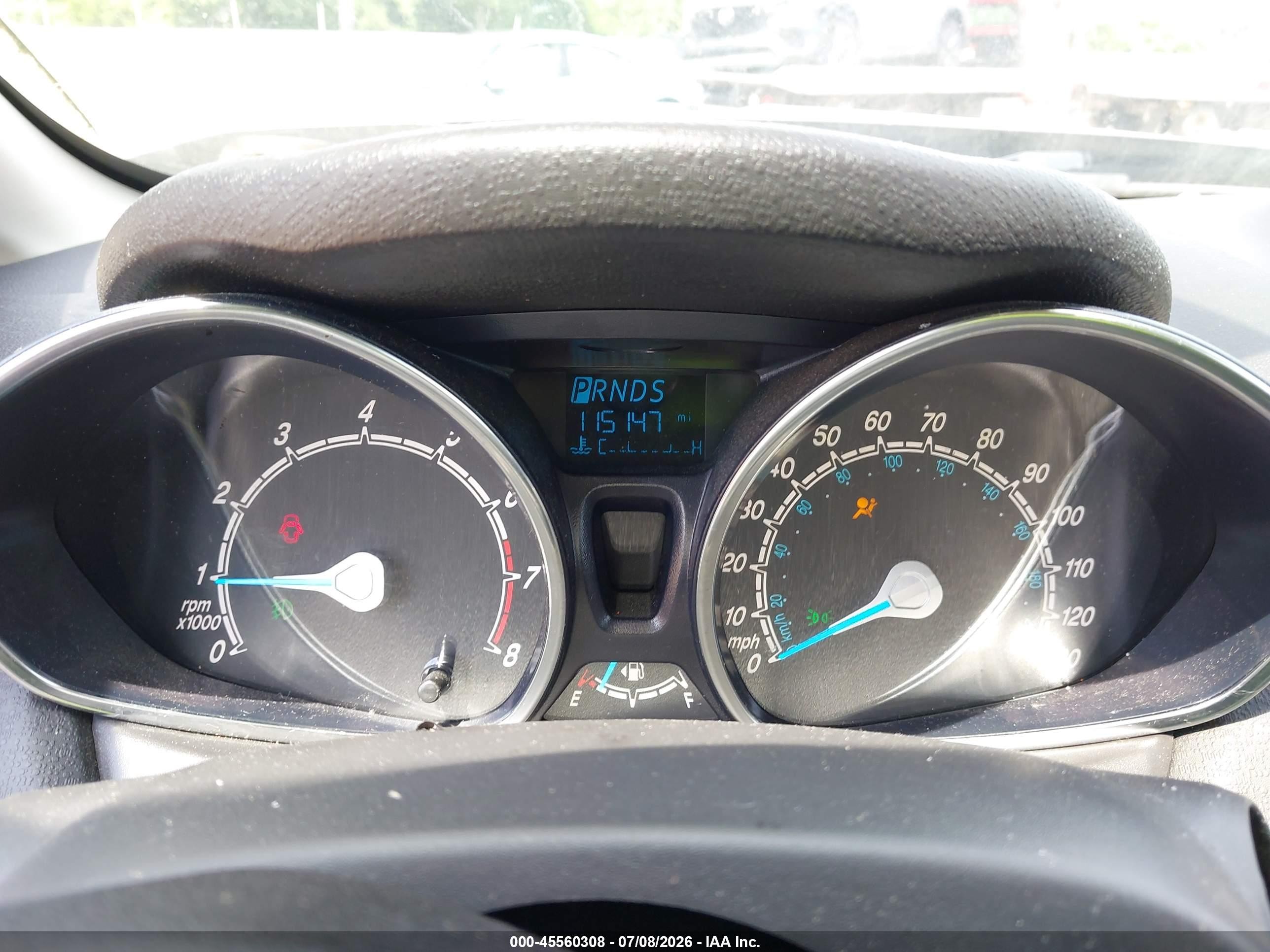 2015 Ford Fiesta Se Серый vin: 3FADP4BJ3FM107498