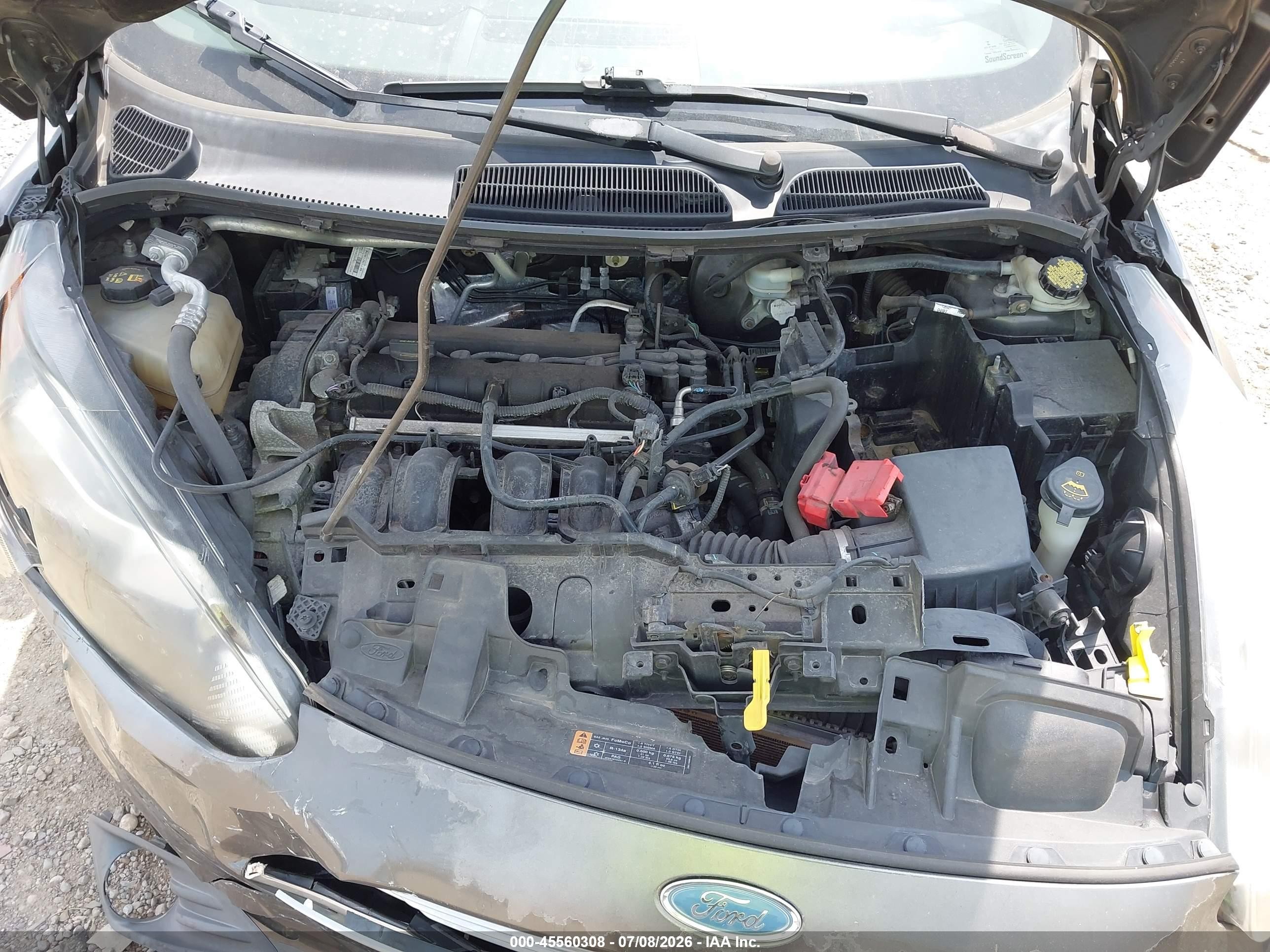 2015 Ford Fiesta Se Серый vin: 3FADP4BJ3FM107498