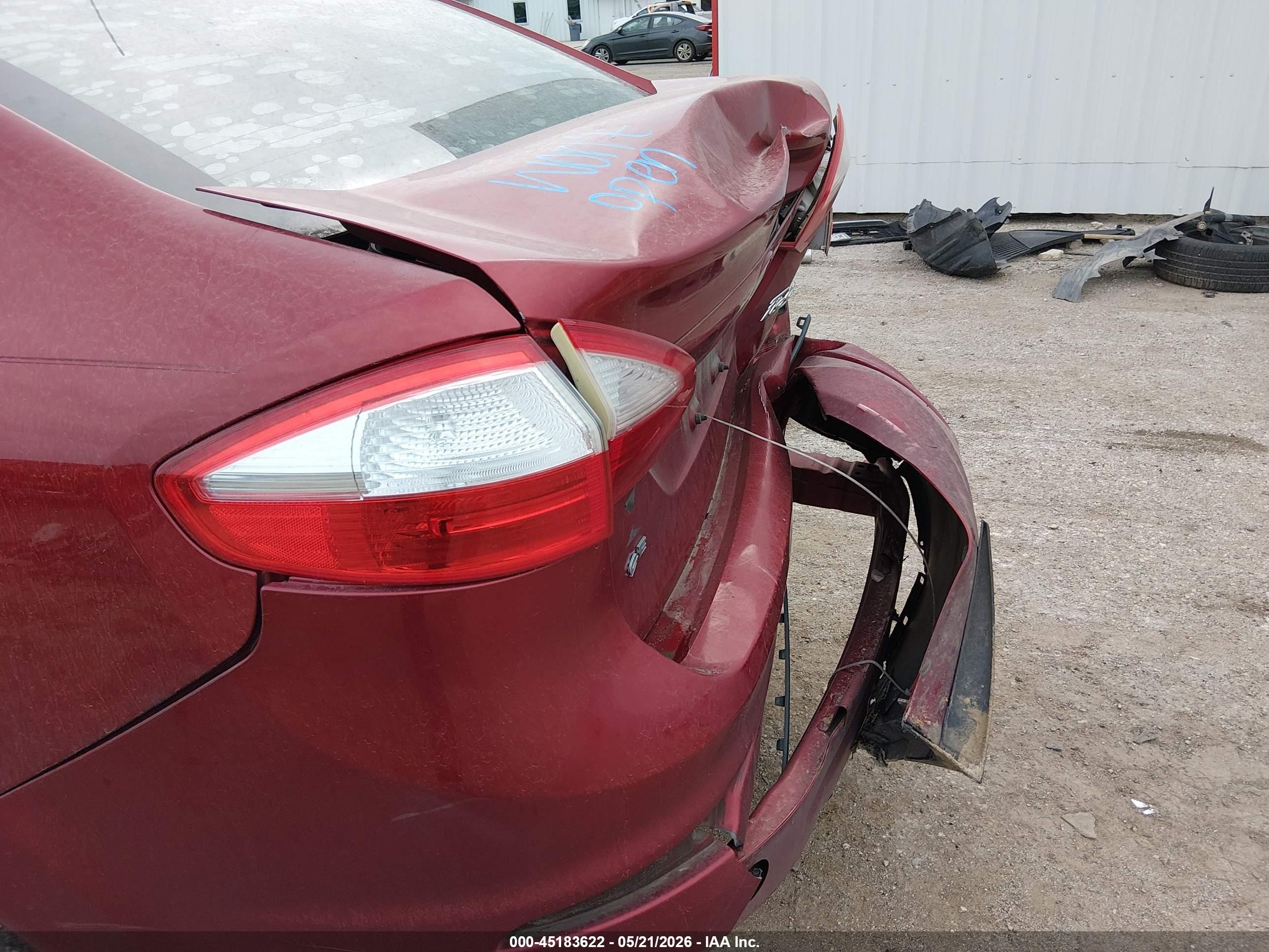 2015 Ford Fiesta Se Red vin: 3FADP4BJ3FM110515