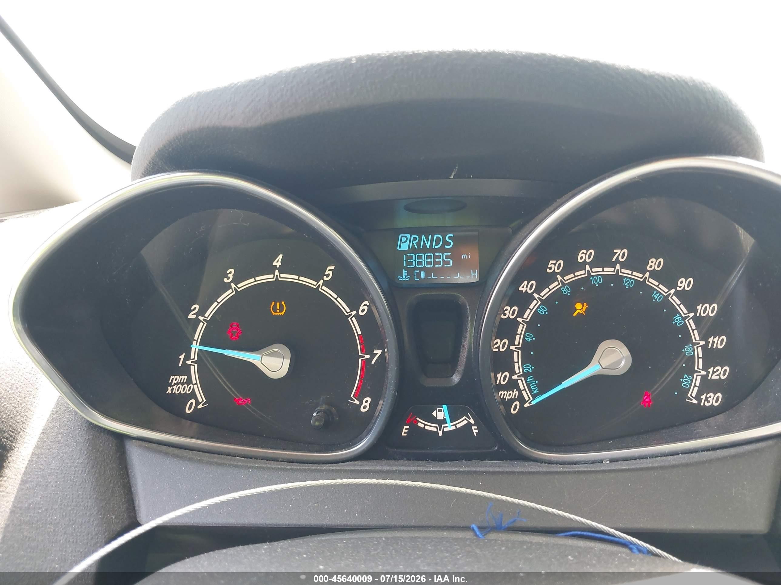 2015 Ford Fiesta Se White vin: 3FADP4BJ3FM114838