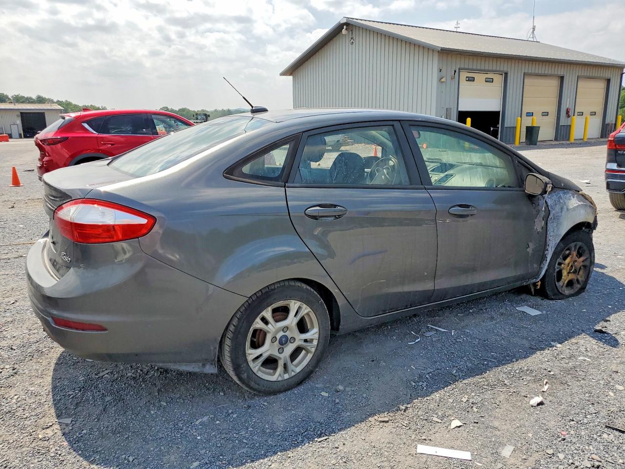 2015 Ford Fiesta Se Gray vin: 3FADP4BJ3FM122583