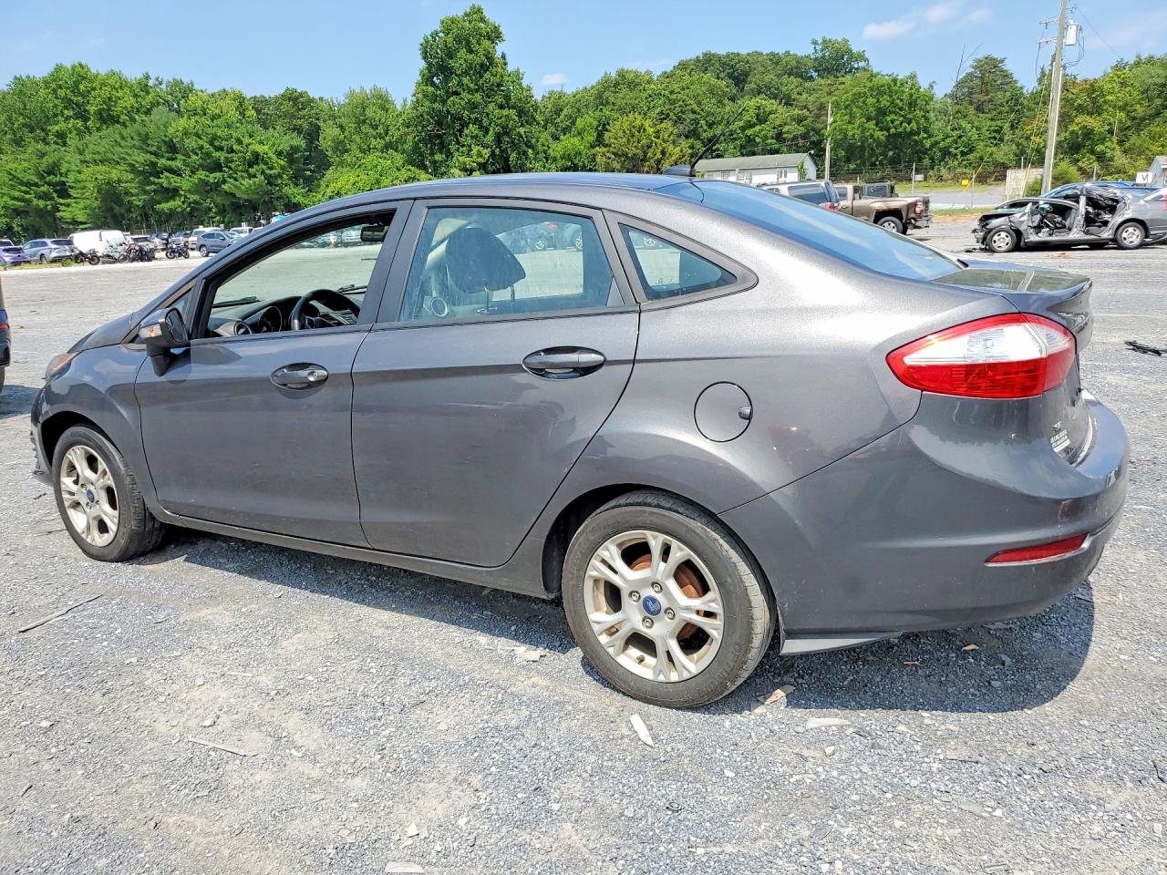 2015 Ford Fiesta Se Gray vin: 3FADP4BJ3FM122583