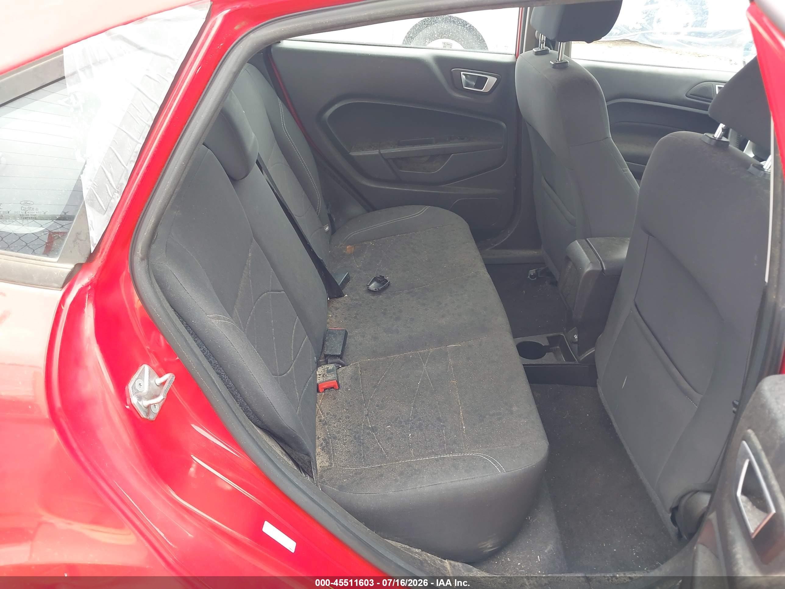 2015 Ford Fiesta Se Red vin: 3FADP4BJ3FM198854