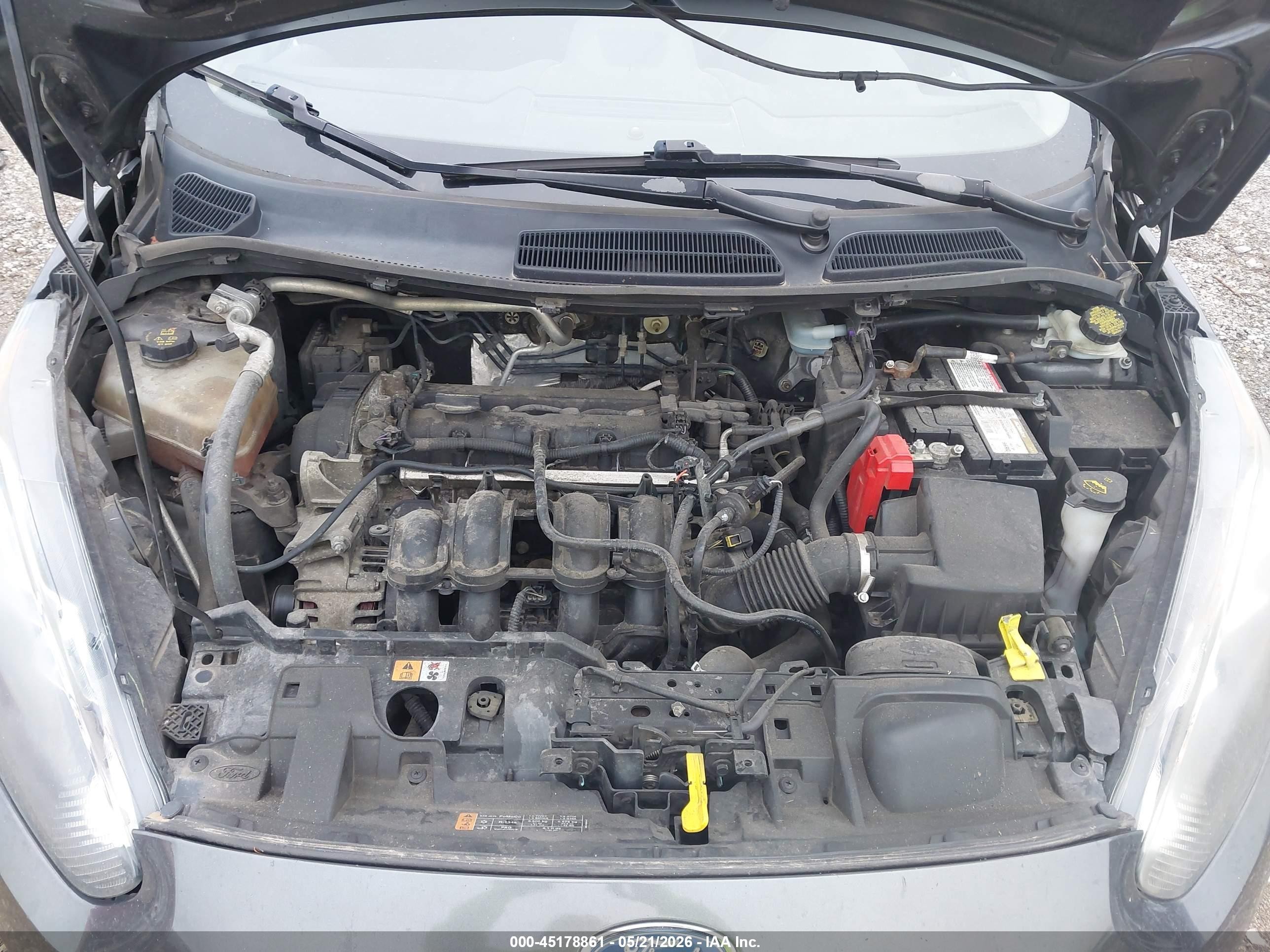 2015 Ford Fiesta Se Gray vin: 3FADP4BJ3FM200568