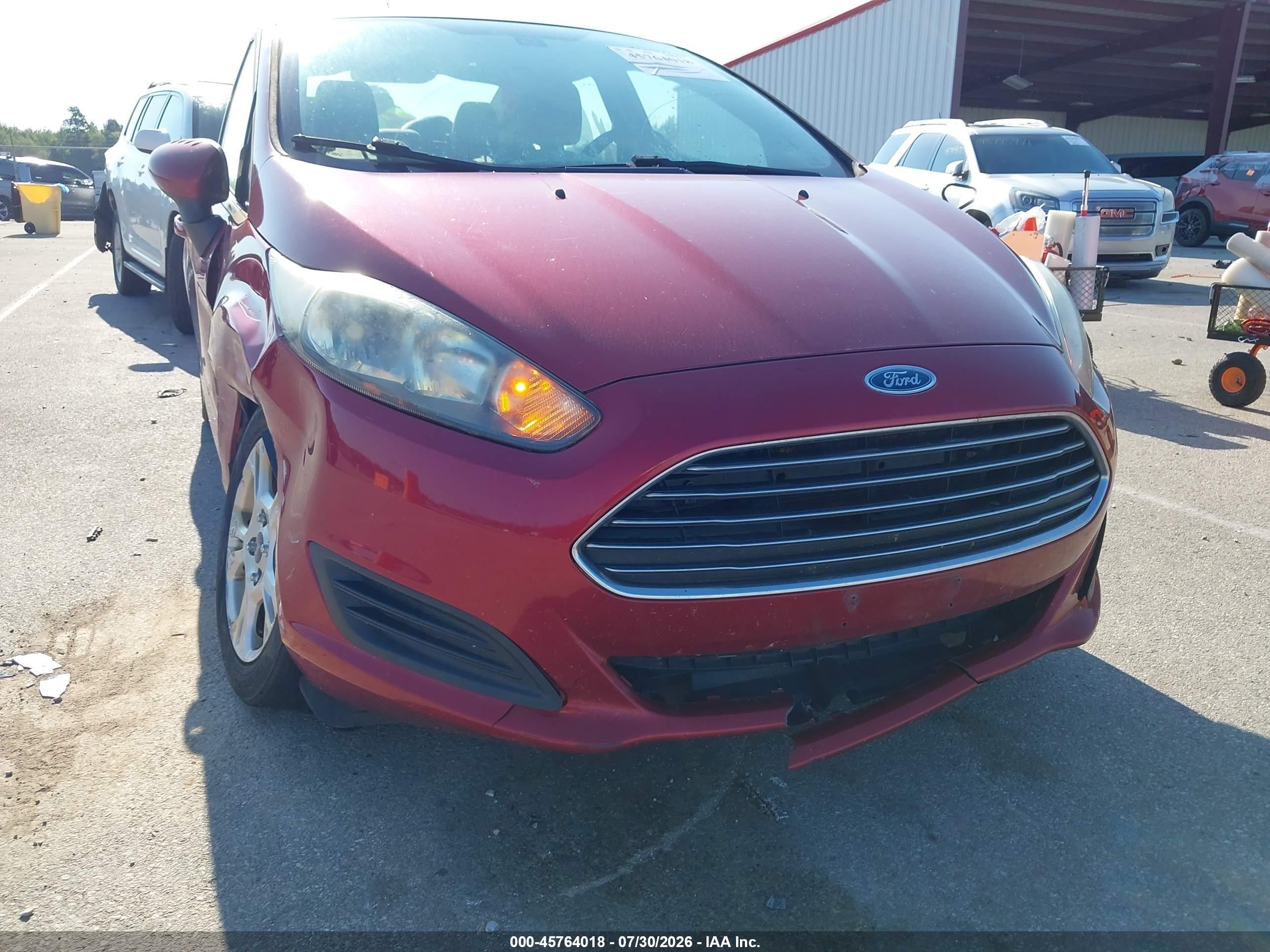 2016 Ford Fiesta Se Red vin: 3FADP4BJ3GM183403