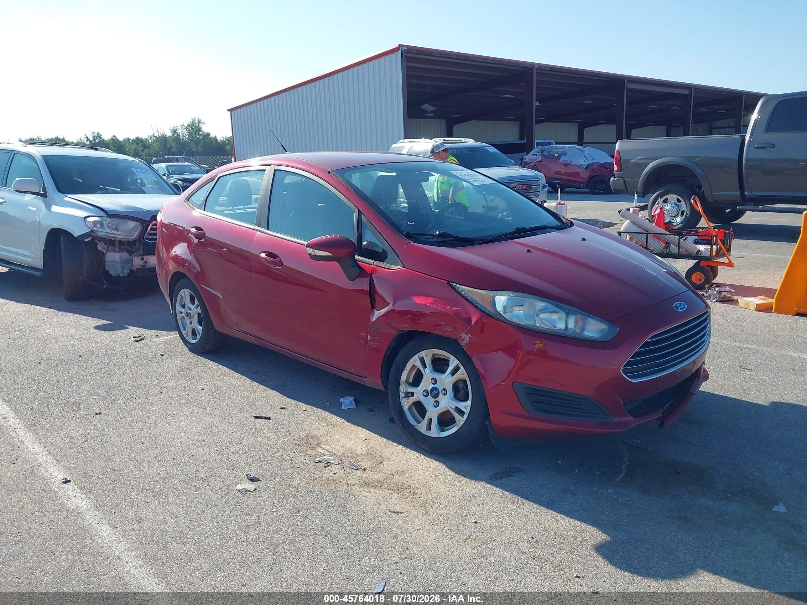 2016 Ford Fiesta Se Red vin: 3FADP4BJ3GM183403