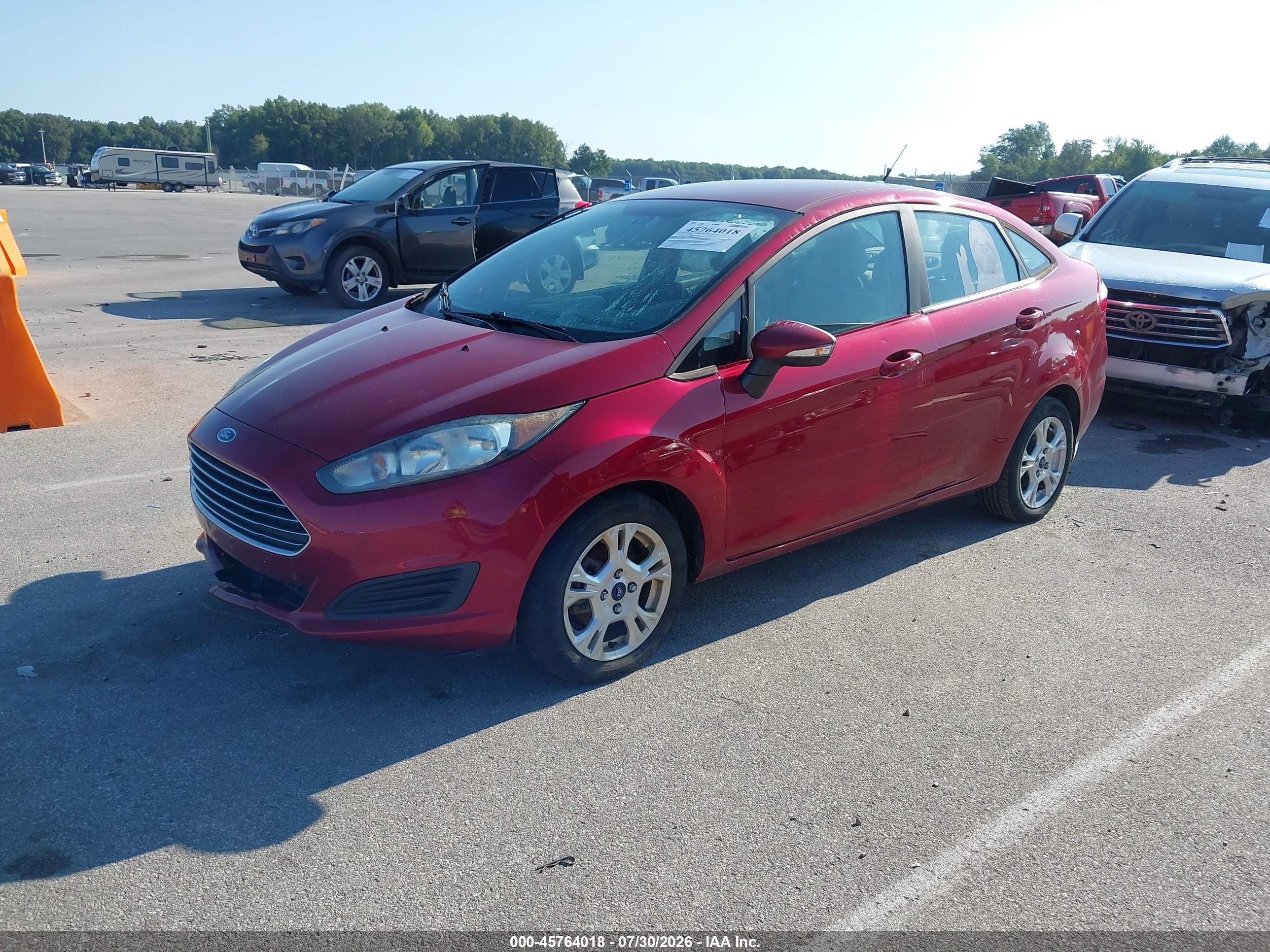 2016 Ford Fiesta Se Red vin: 3FADP4BJ3GM183403