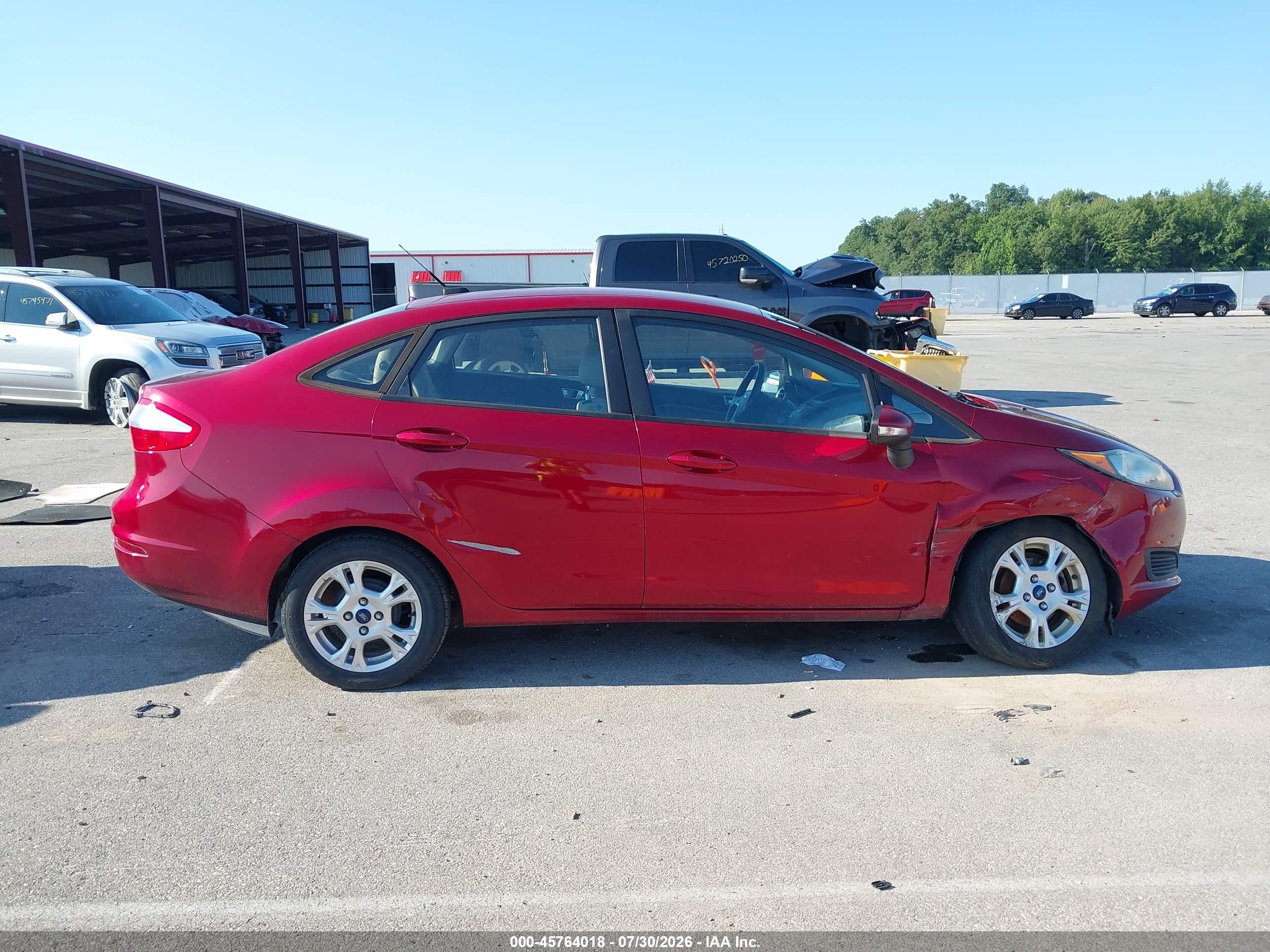 2016 Ford Fiesta Se Red vin: 3FADP4BJ3GM183403