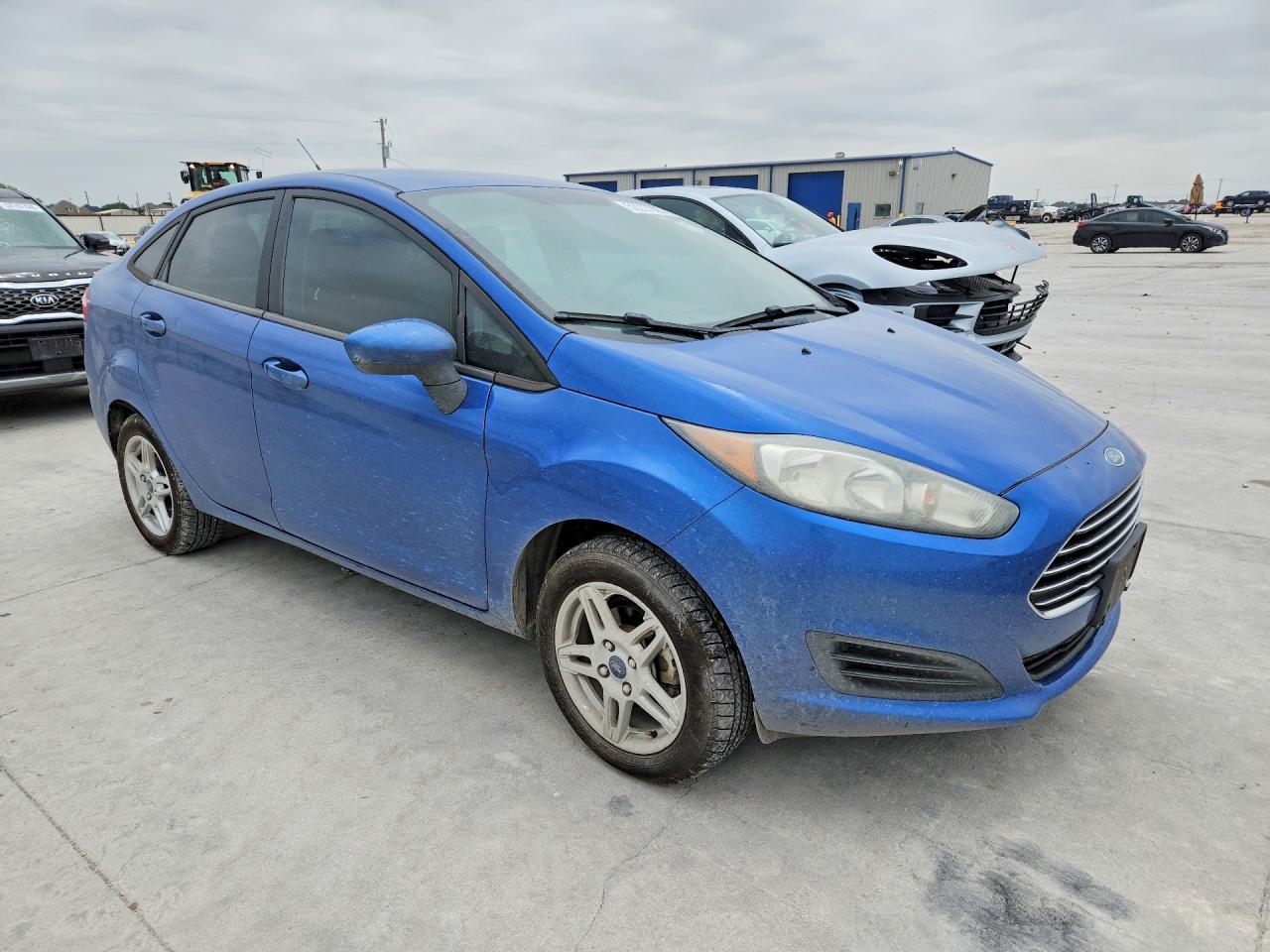 2018 Ford Fiesta Se Blue vin: 3FADP4BJ3JM146567