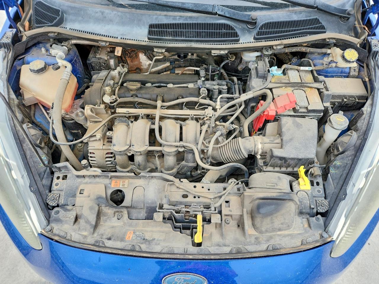 2018 Ford Fiesta Se Blue vin: 3FADP4BJ3JM146567