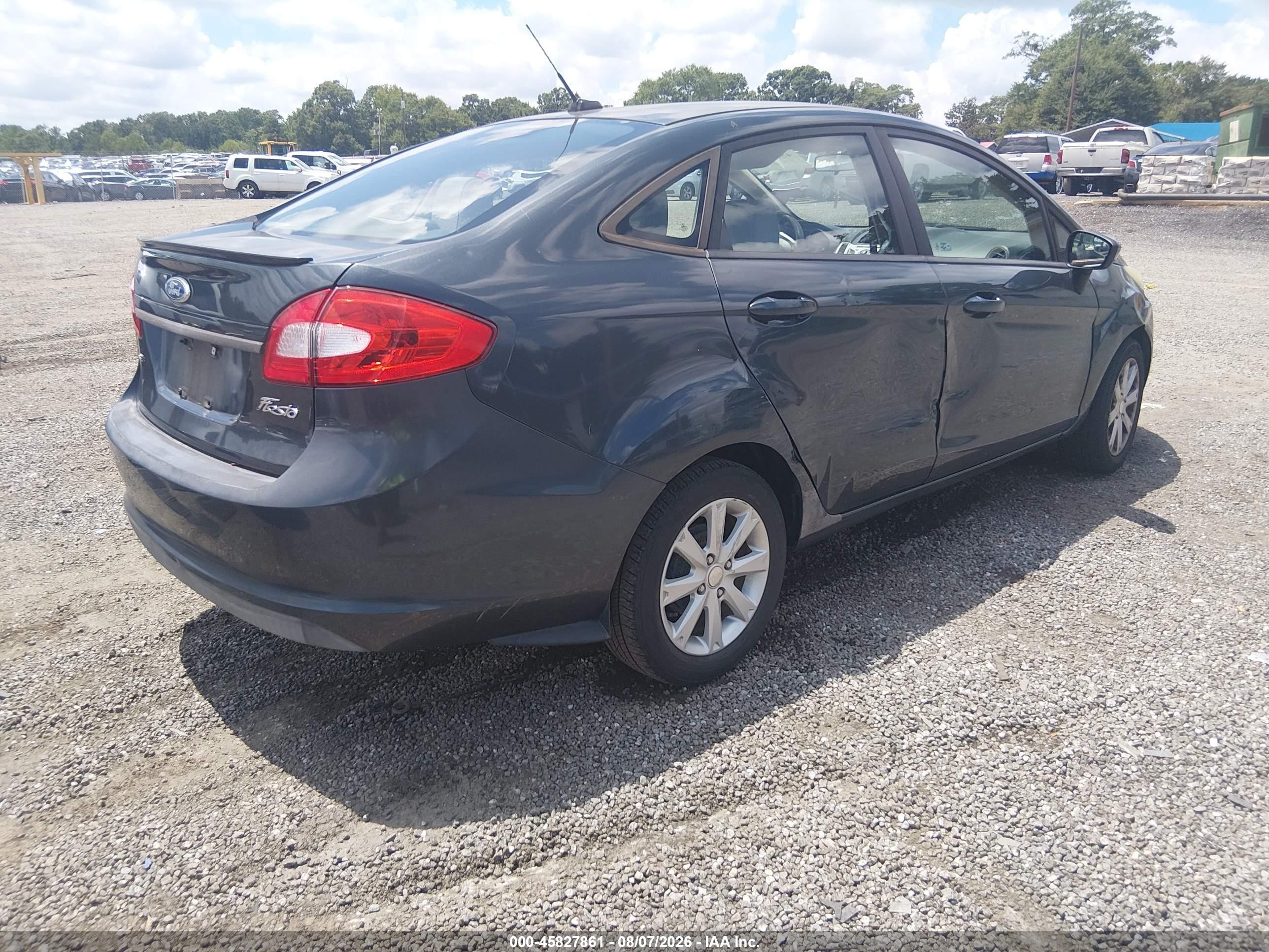 2011 Ford Fiesta Se Gray vin: 3FADP4BJ4BM150970