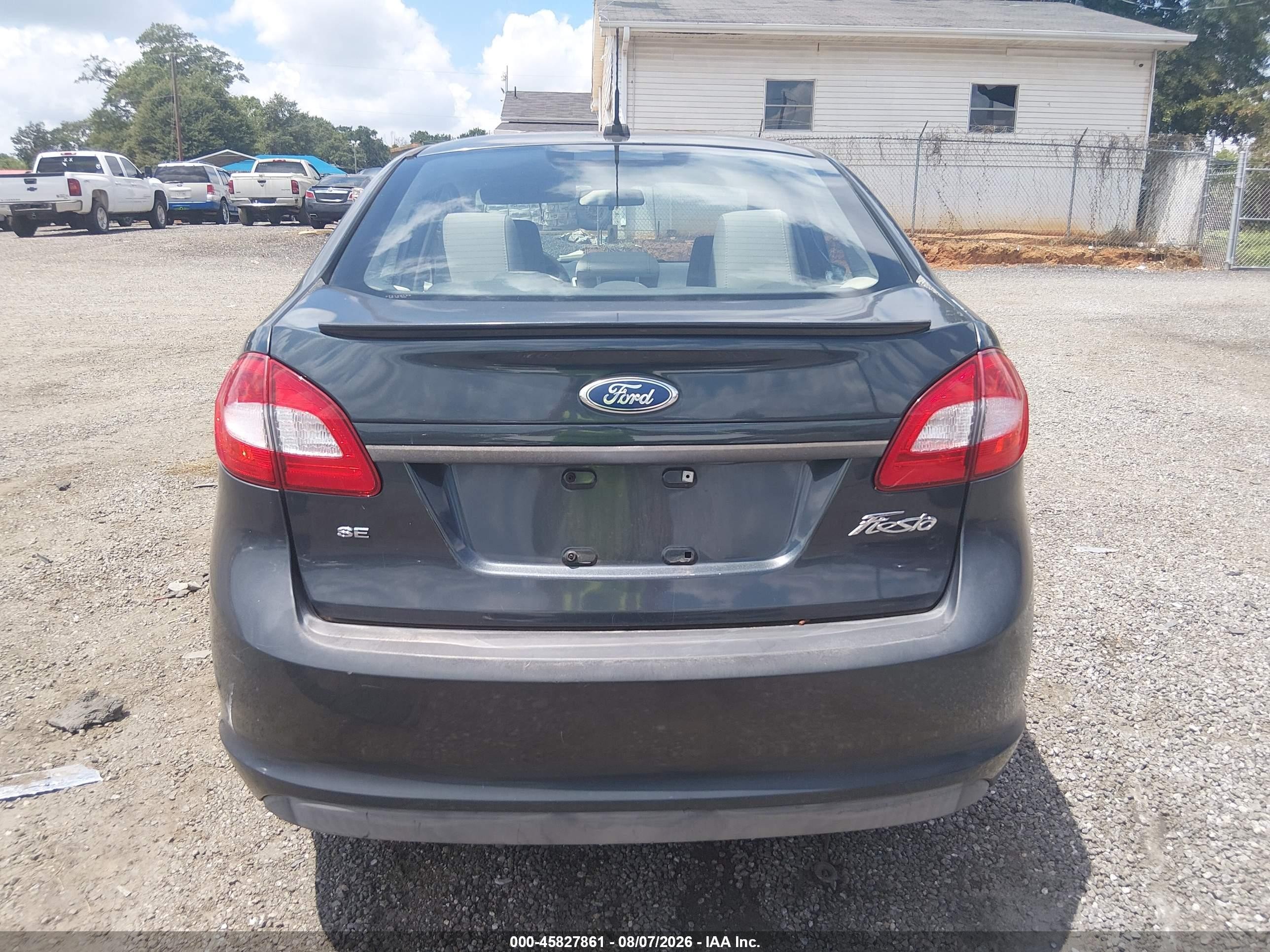 2011 Ford Fiesta Se Gray vin: 3FADP4BJ4BM150970