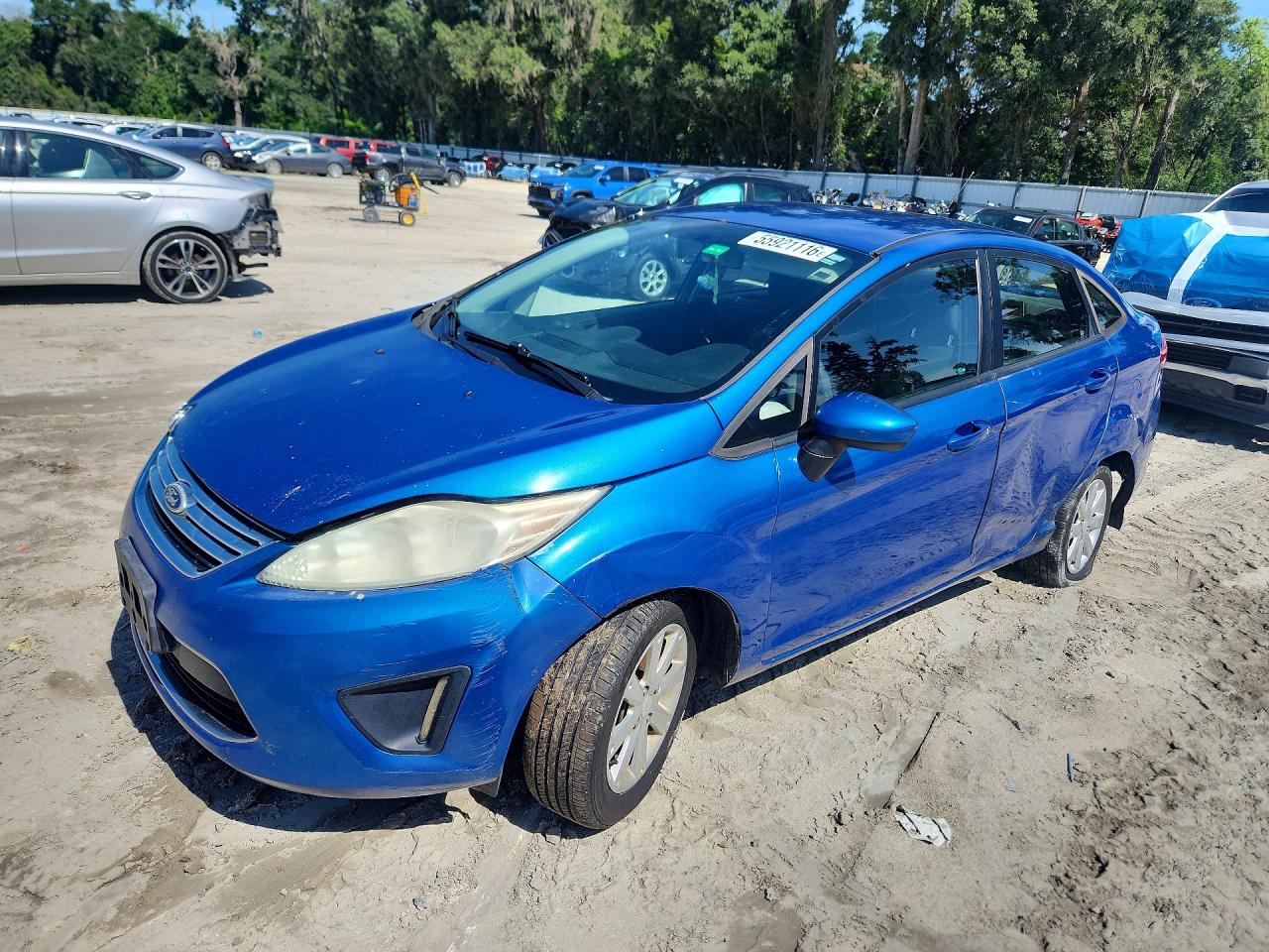 2011 Ford Fiesta Se Blue vin: 3FADP4BJ4BM174640