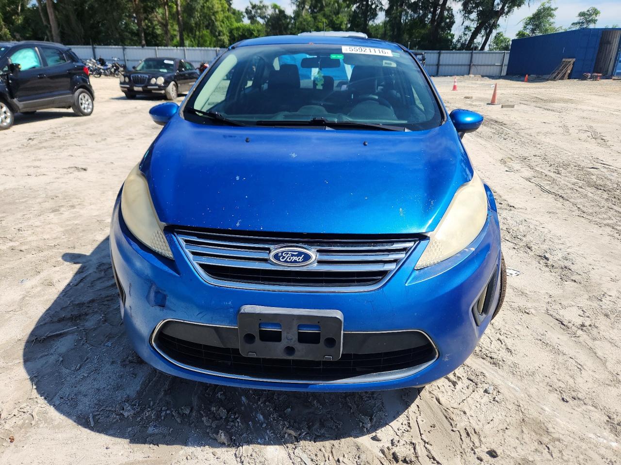 2011 Ford Fiesta Se Blue vin: 3FADP4BJ4BM174640