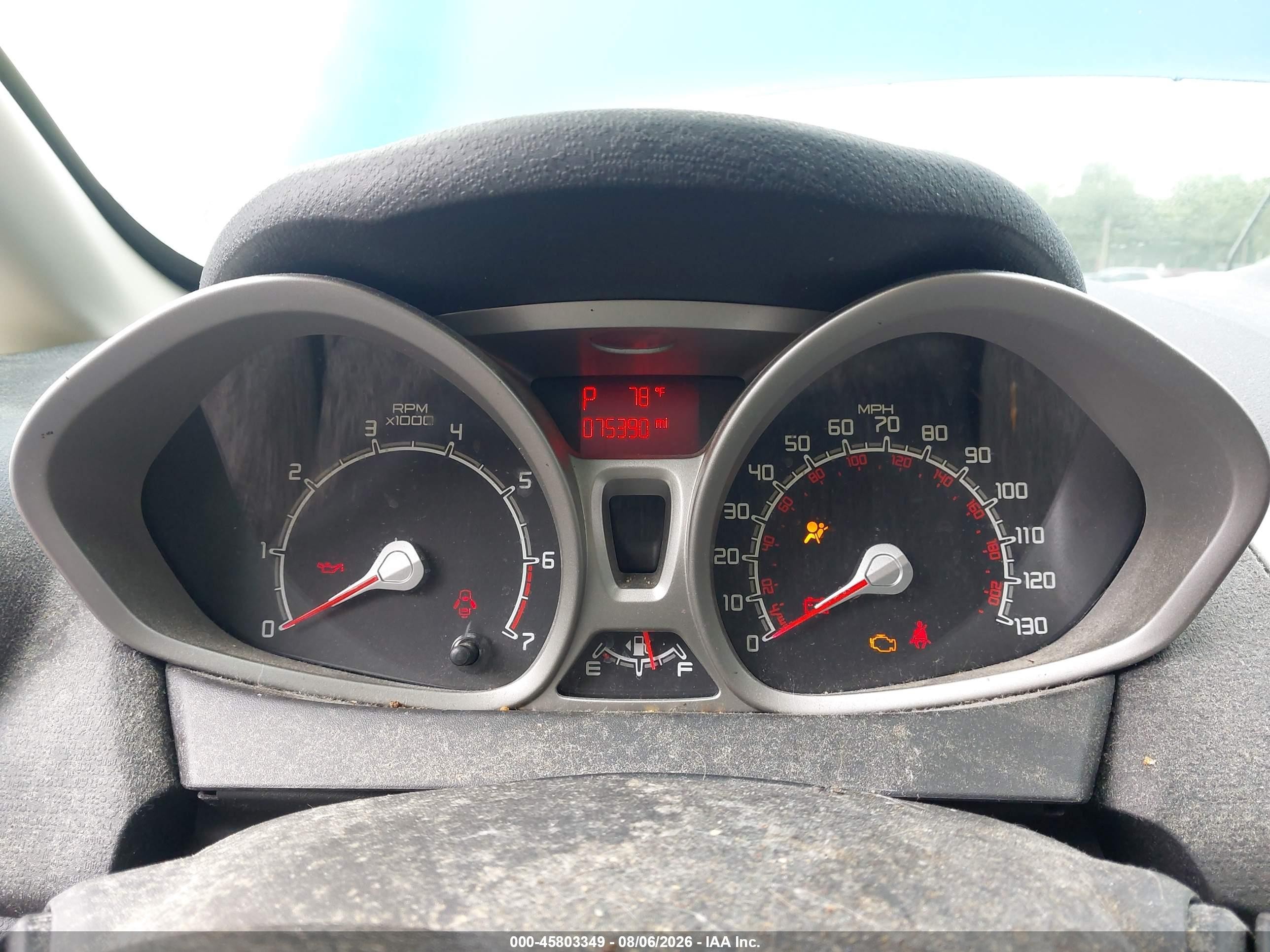 2011 Ford Fiesta Se Blue vin: 3FADP4BJ4BM189526