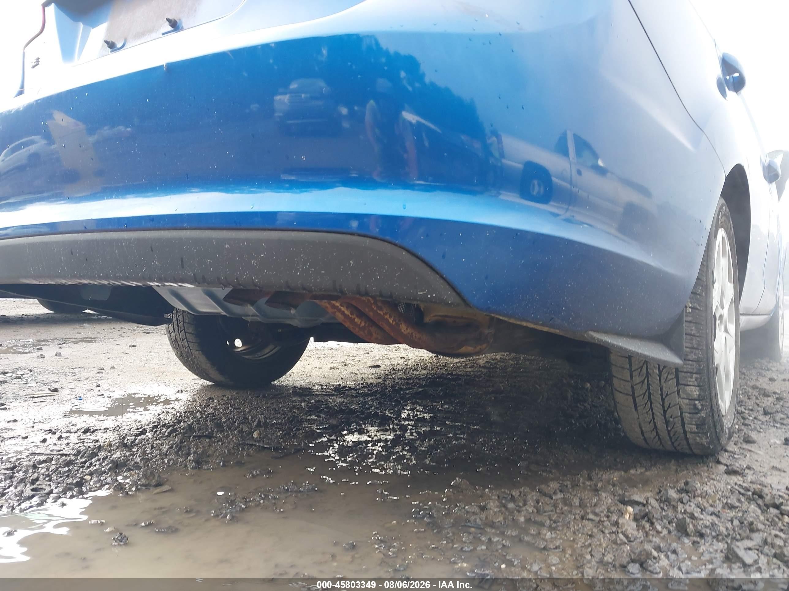 2011 Ford Fiesta Se Blue vin: 3FADP4BJ4BM189526