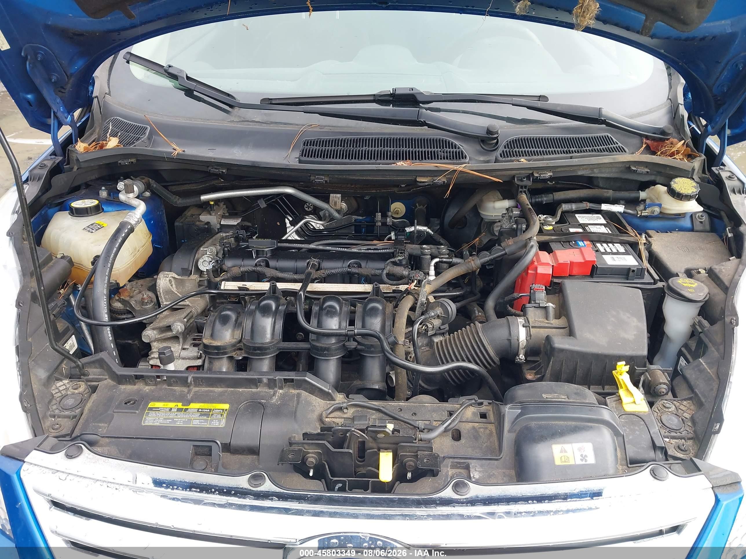2011 Ford Fiesta Se Blue vin: 3FADP4BJ4BM189526