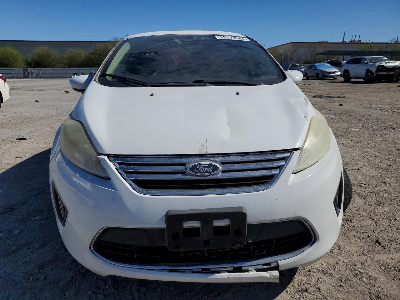 2012 Ford Fiesta Se White vin: 3FADP4BJ4CM105187