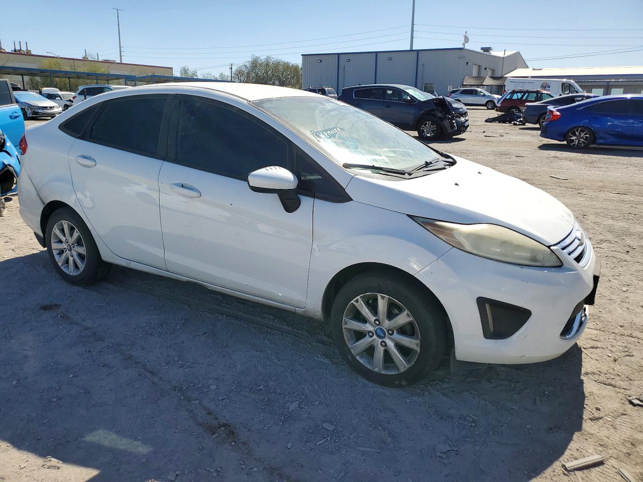 2012 Ford Fiesta Se White vin: 3FADP4BJ4CM105187