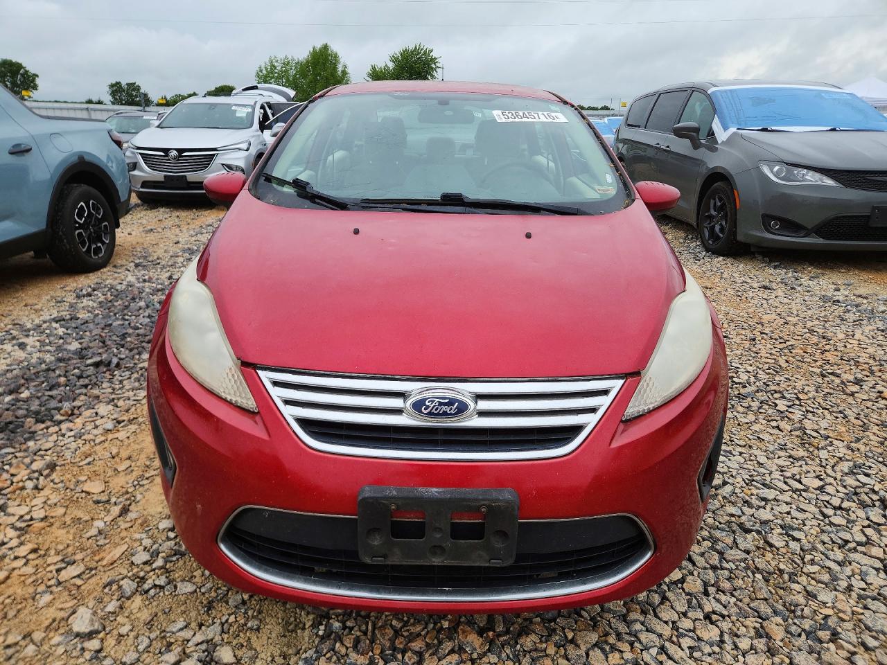 2012 Ford Fiesta Se Maroon vin: 3FADP4BJ4CM161937
