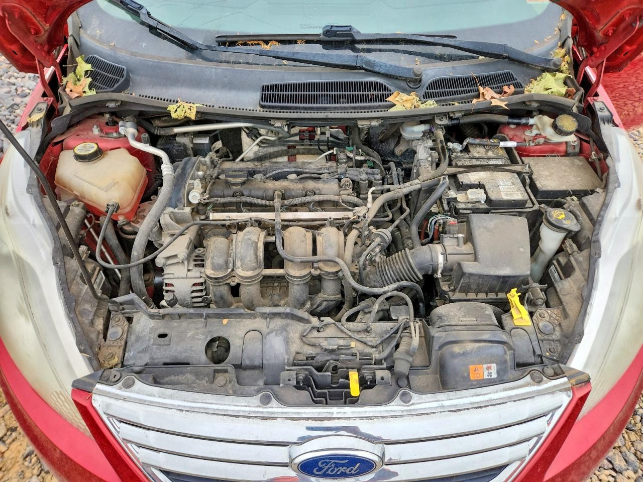 2012 Ford Fiesta Se Maroon vin: 3FADP4BJ4CM161937