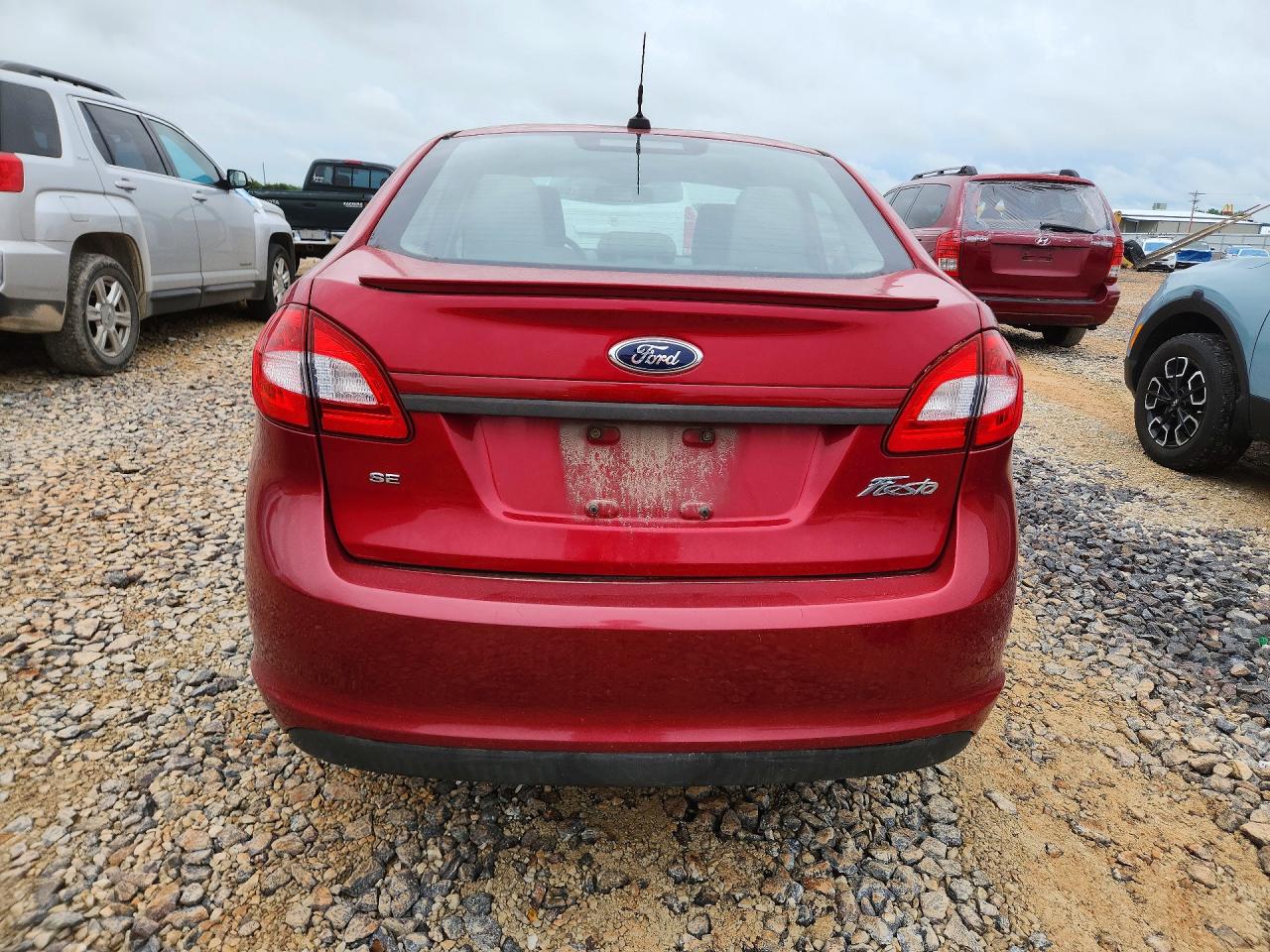 2012 Ford Fiesta Se Maroon vin: 3FADP4BJ4CM161937