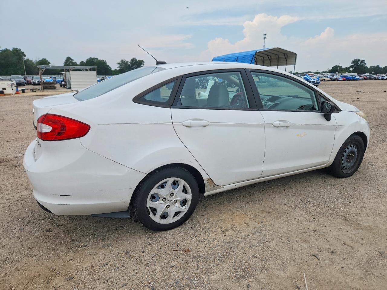 2013 Ford Fiesta Se White vin: 3FADP4BJ4DM131824