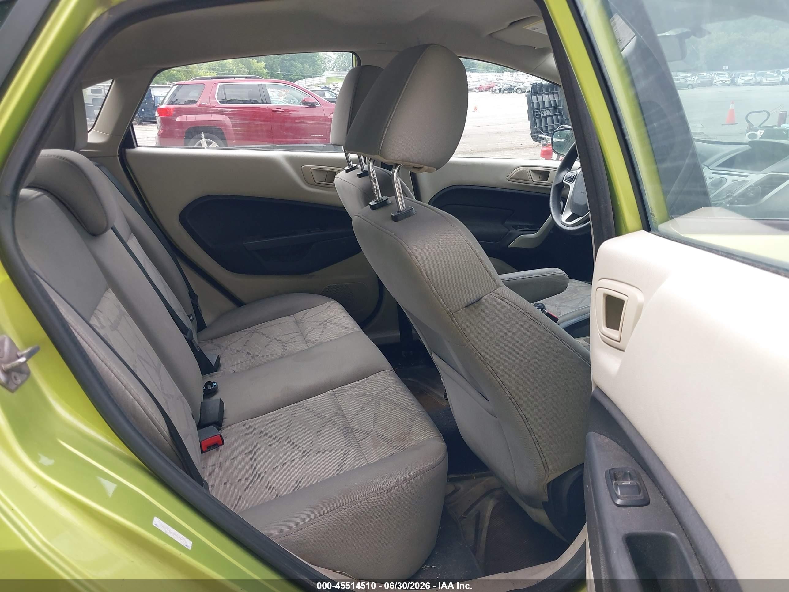 2013 Ford Fiesta Se Green vin: 3FADP4BJ4DM176276