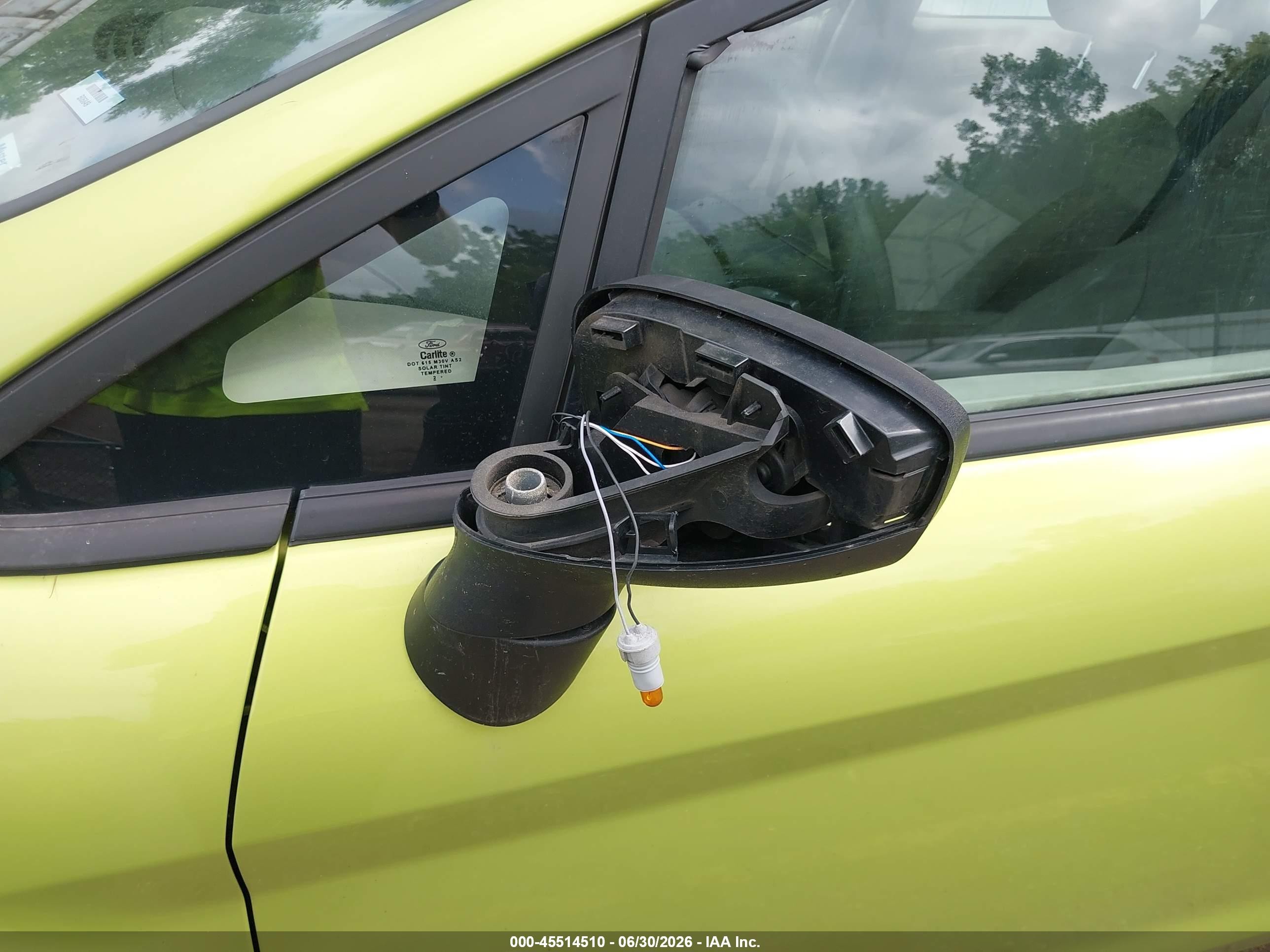 2013 Ford Fiesta Se Green vin: 3FADP4BJ4DM176276