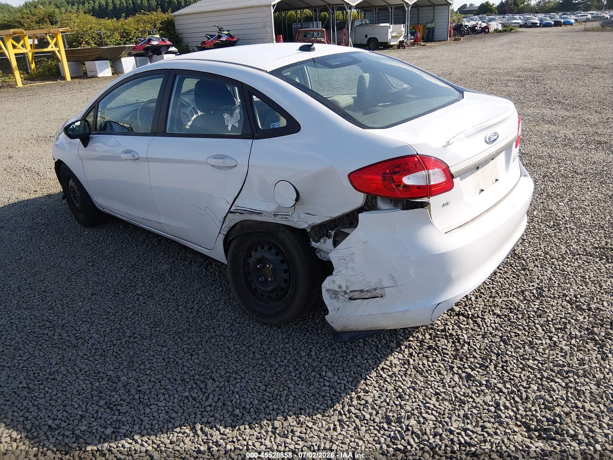 2013 Ford Fiesta Se Белый vin: 3FADP4BJ4DM215061