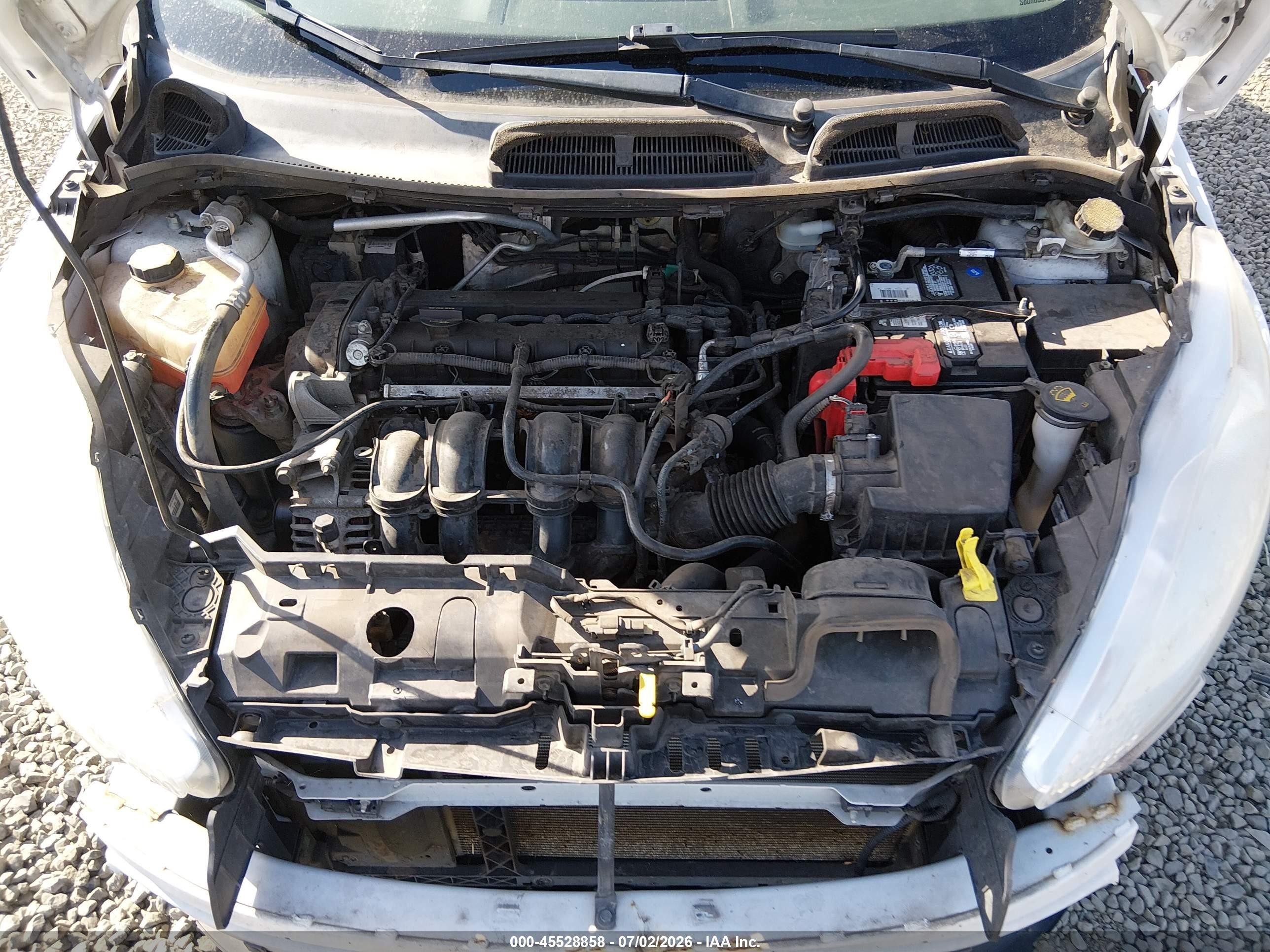 2013 Ford Fiesta Se Белый vin: 3FADP4BJ4DM215061
