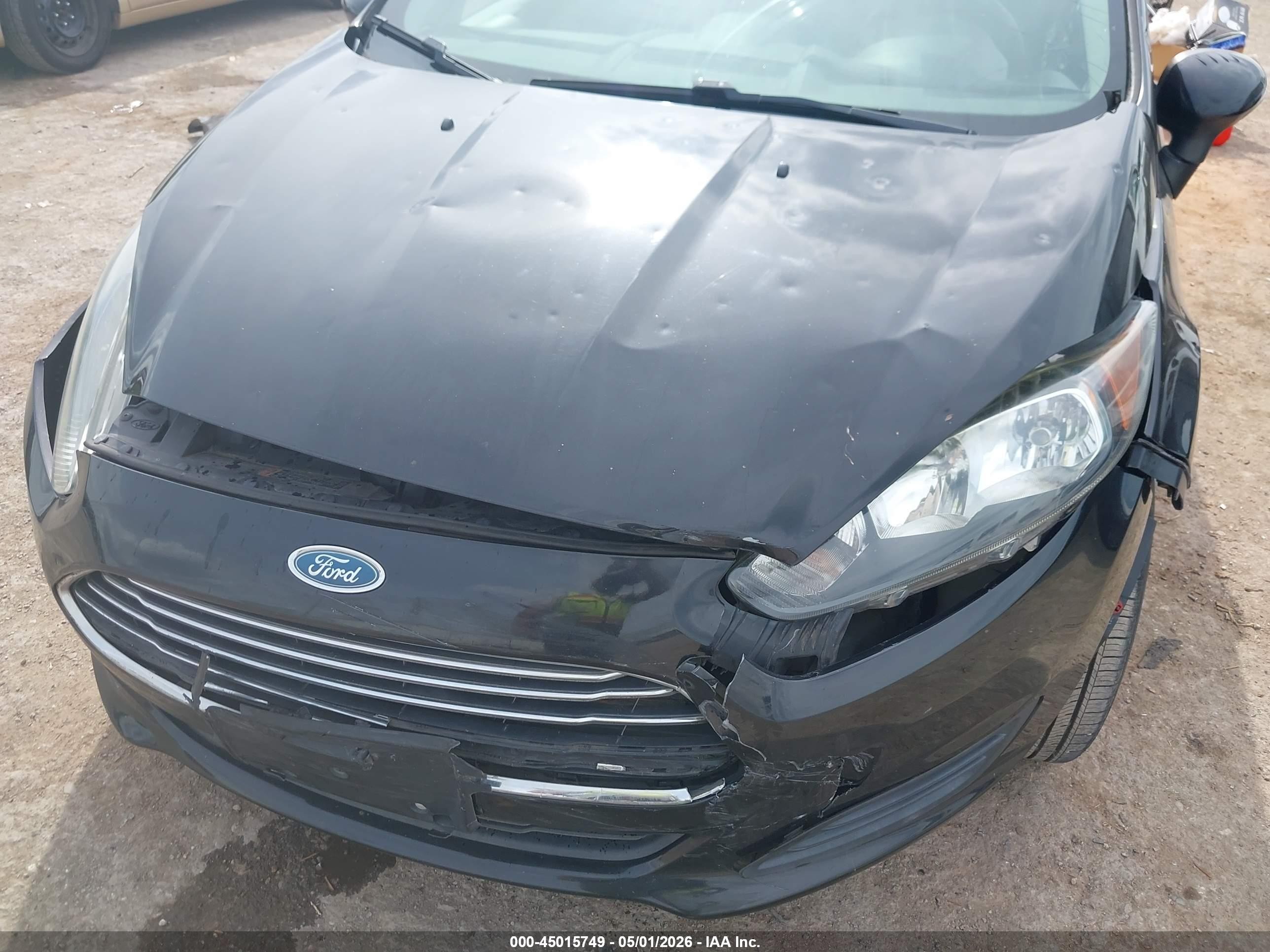 2014 Ford Fiesta Se Черный vin: 3FADP4BJ4EM148365