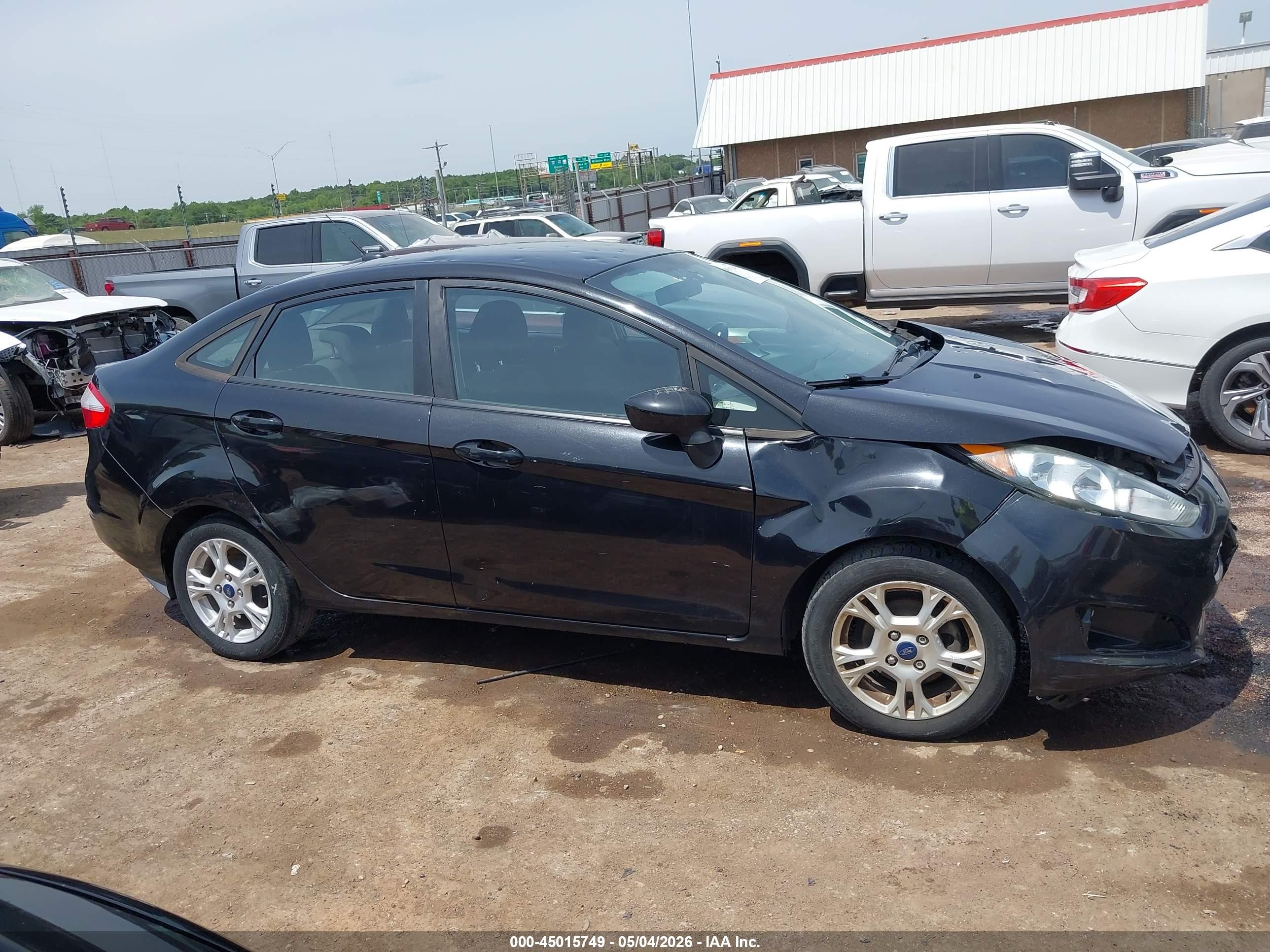 2014 Ford Fiesta Se Черный vin: 3FADP4BJ4EM148365