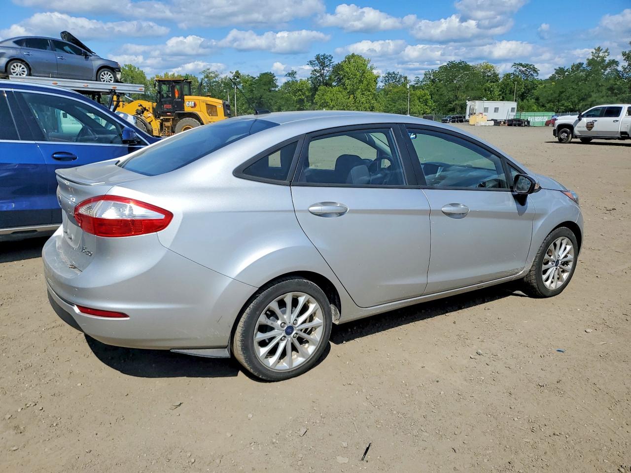 2014 Ford Fiesta Se Silver vin: 3FADP4BJ4EM156210